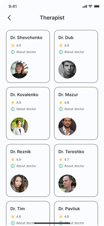 Doc24 set an appointment screen 3
