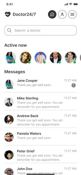 Doc24 app screen 9
